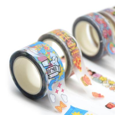 China Gift Wrapping 2020 Kids Christmas Halloween Gift Washi Wrapping Masking Tape for sale