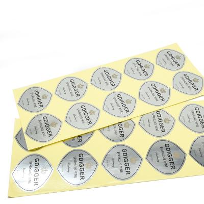 China Waterproof Wholesale Personality Sticker Jar Custom Adhesive Label for sale