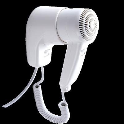 China Other Factory Wholesale White Waterproof Hair Dryer Material Wall Mounted Hand Use White Hair Dryer Hotel for sale