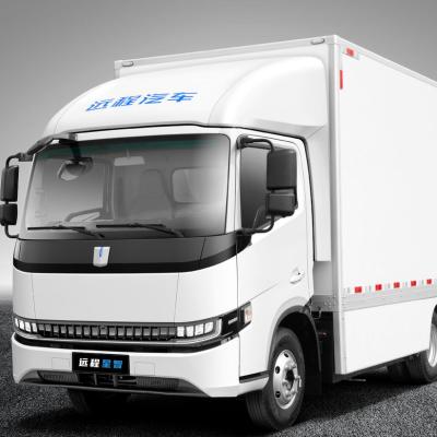 China Zero Emission 4.5T 54.72KWH Electric Light Refrigerated Truck Van Cargo New Energy Electric 54.72kWh for sale