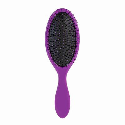 China Professional Waterproof Paddle Custom Straighten Wet Curly Detangling Hair Brush Comb Hairbrush Set For Women Hair Makers for sale