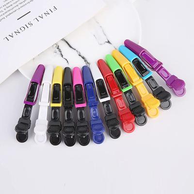 China home & Luxury Custom Salon Crocodile Alligator Claw Clips Grip Barrette Sling Bridle Hair Accessories Sectioning Clips Set For Women for sale