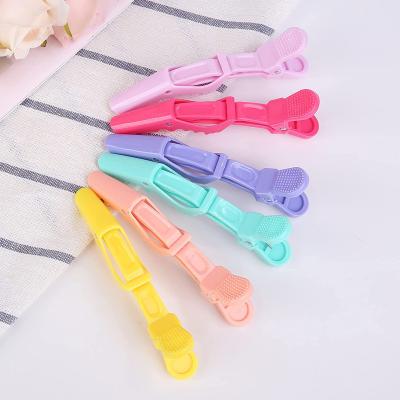 China home & Professional Custom Salon Crocodile Alligator Claw Clips Grip Barrette Clamp Hair Accessories Sectioning Clips Set For Women for sale