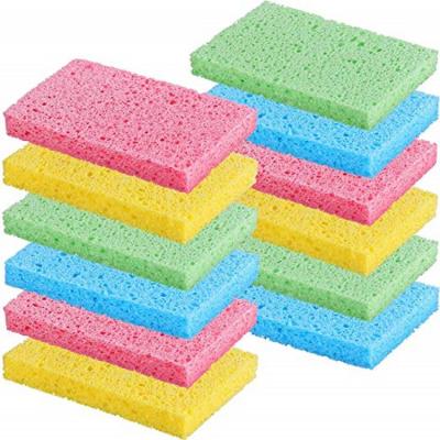 China 2021 New Design High Quality Strong Absorbent Pulp Wooden Cellulose Sponge Viable Maintenance Products for sale