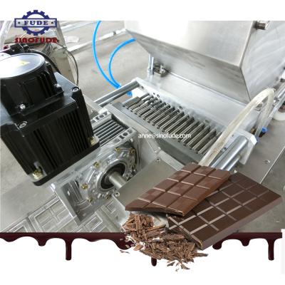 China Snack Factory Semi Pulled Chocolate Depositor Bar Making Machine For Chocolate Factory for sale