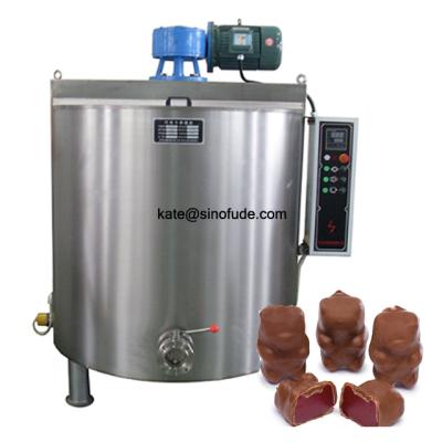 China Snack Factory Stainless Steel Constant Temperature Chocolate Storage Tank/Chocolate Oil Melting Tank Machinery/Chocolate Making for sale