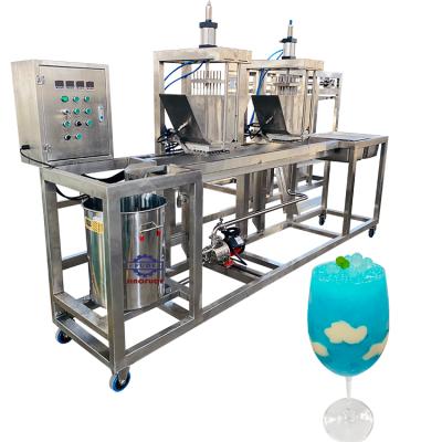 China New hotels automatic all types of small production line machine-jumping boba machine for sale