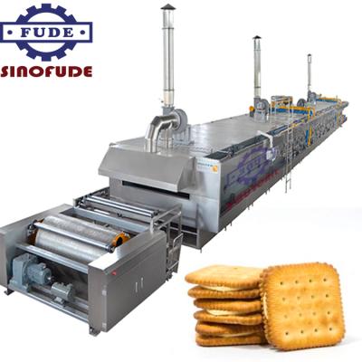 China Factory Sinofude Biscuit Machine Production Line With High Configuration Flour Mixer Machine for sale