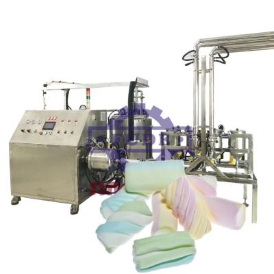 China food & Full Automatic Beverage Plant Continuous Aeration Marshmallow Soft Candy Making Machine for sale