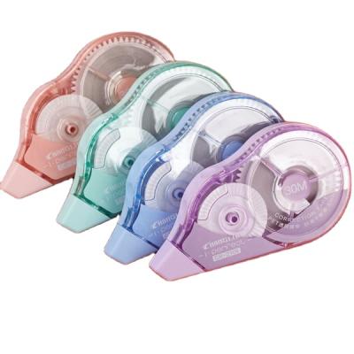 China Office School Correction Tape New Transparent School Office Stationery Student Child Customized Large 30m Creative Pet Plastic Corrector Colored Correction Tape for sale