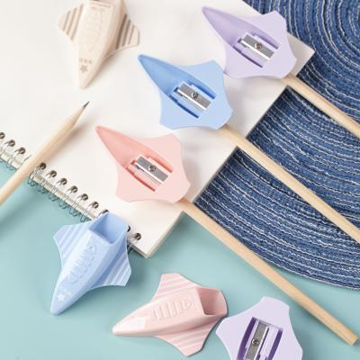 China Wholesale Customized Eco-friendly Material Pencil Sharpener For School Office Colored Manual Plastic Kids Cute Small Pencil Sharpeners For Studends for sale