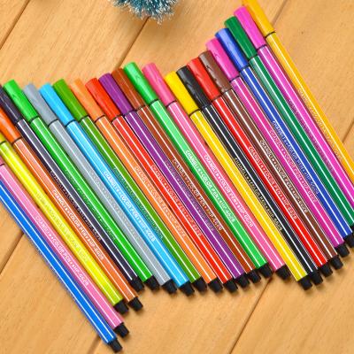 China Changli Felt Pen Stationery Children Art Painting Color Watercolor Marker Colorful Water-based Creative Pen For Students Drawing for sale