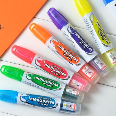 China Promotional Markers & Hot Selling Highlighter Bars Refill Pen Marker Liquid Highlighter Bar for sale