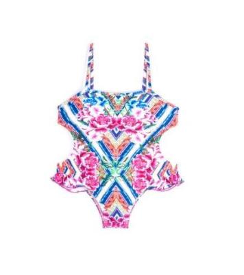 China Colorful Monokini With Floral Print - Maio Sophia Bela for sale