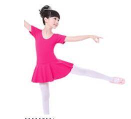 China New Latin dance performance clothing exercise suit girls summer short-sleeved Latin skirt children for sale