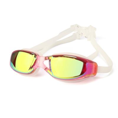 China New Professional 100% UV Swim Goggle Waterproof Anti-Fog HD Swim Glasses for sale