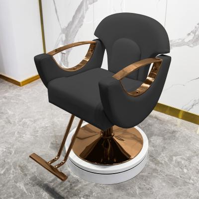 China Contemporary wholesale modern cheap salon hair barber chair price pink and gold barber chair for sale for sale