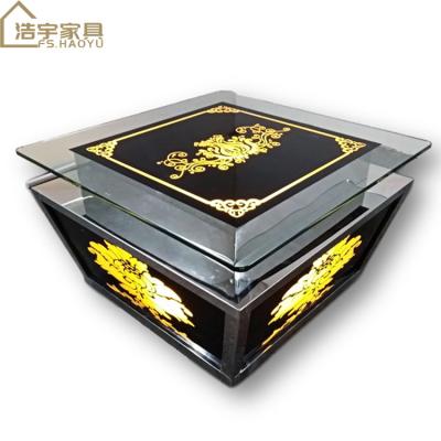 China Contemporary home bar furniture square luxury bar table, wedding led light bar table, night club tables for sale