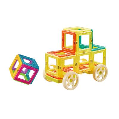 China Intellectual Development Magnetic Building Toys Magnetic Building Block 5.5CM30 Piece Set 3D Magnetic Building Block DIY Children's Toys Learning Developmental Toys for sale