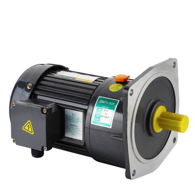 China Match to equipment ZD horizontal type vertical type 100W to 3700W 3 phase helical gear AC small gear motor for packing machine for sale