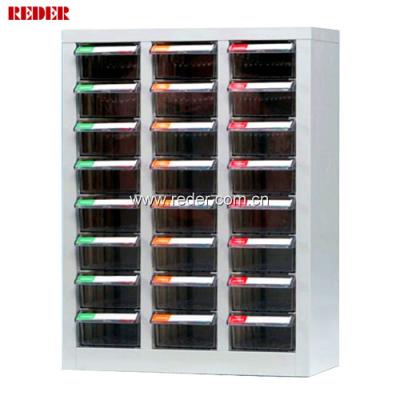 China Filing Cabinet 24 Drawer Parts Plastic Component Storage Cabinets for sale