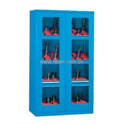 China Eco - Friendly CNC Tool Storage Locking Stainless Steel Cabinets With Glass Door for sale