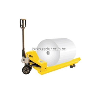 China Good Quality 1000KG Hand Carry Pallet Truck Paper Roll Lifting Equipment for sale