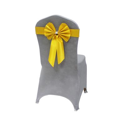 China Gray Morden Chivari Chair Banquet Dining Elegant Cheap Covers For A Restaurant And Wedding Banquet for sale