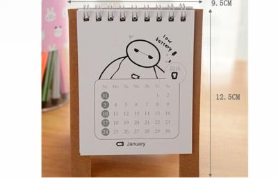 China Art Paper Photo Greeting Cards , Handmade Greeting Cards With Desktop Calendar 2016 for sale