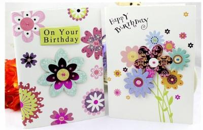 China Custom Paper Birthday Gift Card Music Card With Happy Birthday Song for sale