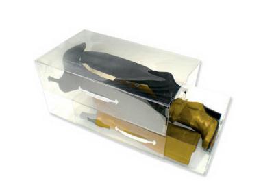 China CMYK / PMS Clear Plastic Boxes Packaging , Environmental PP Plastic Drawer Boxes For Shoe for sale