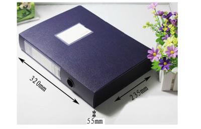 China Black plastic polypropylene Plastic Document Folder of bottom clousure for sale