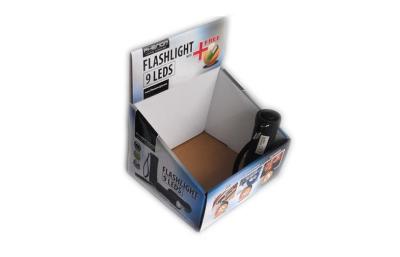 China Glossy Lamination Printing Handling Cardboard Display Boxes Recyclable for sale