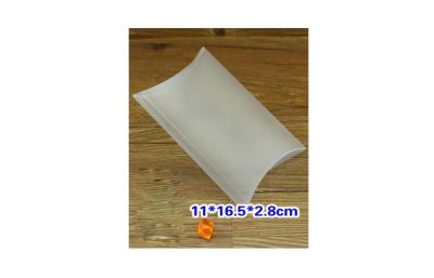 China Mini Foldable Clear Plastic Boxes For Scarf Packaging / Clear Plastic Pillow Boxes for sale