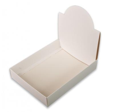 China Glossy Lamination Cardboard Counter Display Boxes with Paper Insert Sparator for sale