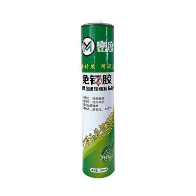 China Metal Nail Free Adhesive Sealant Waterproof Silicone Glass Adhesive for sale