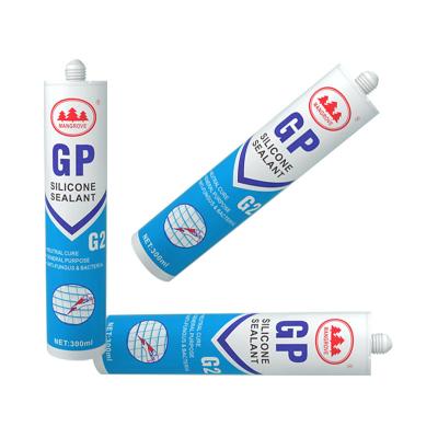 China Bathroom Universal Acetic Silicone Sealant GP Glass Sealant for Construction for sale