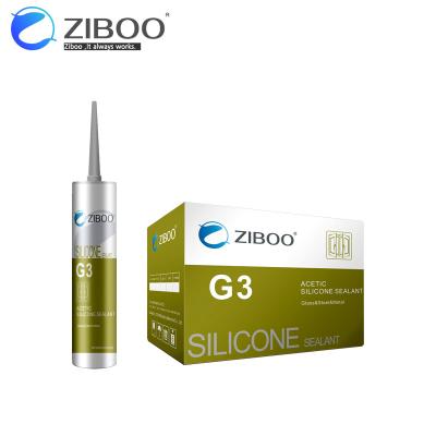 China GP Universal Acid Silicone Sealant Transparent In Construction Engineering for sale