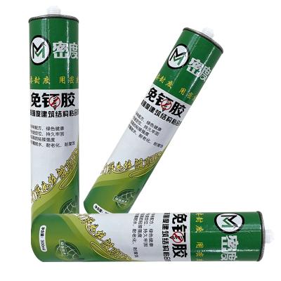 China Fast Dry Nail Free Glue Transparent Waterproof 100ml For Squeeze Tube for sale