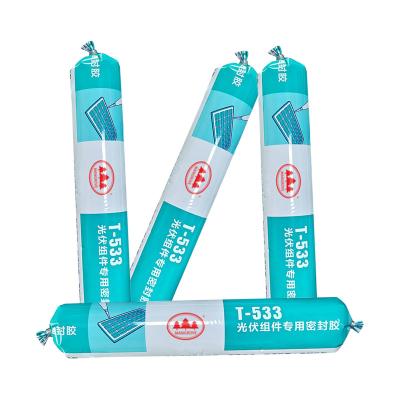 China T-533 Silicone Sealant Cartridge for Photovoltaic Module Frame Sealing for sale