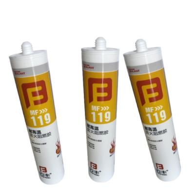 China High Temperature Silicone Fireproof Sealant White 350 Fire Stop for sale