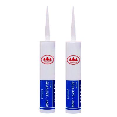 China Acid Silicone Sealant White Mirror Walls Metal Use Sealant Anti Water Resist Weather for sale