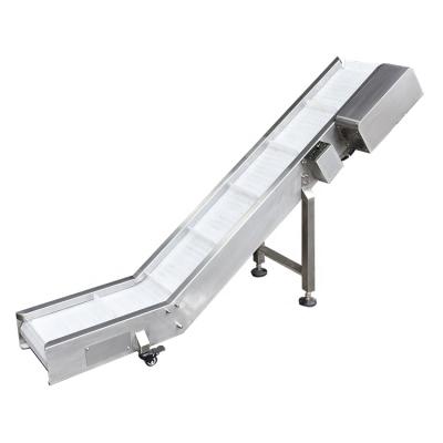 China Type Elevator Conveyor Belts Food Grade Grade Z Food Grade PP Chain Plate Conveyor Machine for sale