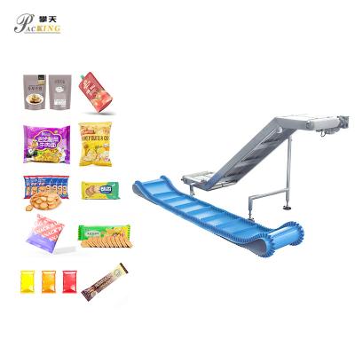 China Food Grade Customized Finished Products Food Packing Conveyor Dismountable Inclined Belt Conveyor for sale