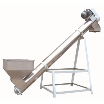 China Food Grade Large Capacity Hopper Slope Auger Screw Elevator Powder Auger Feeder for sale