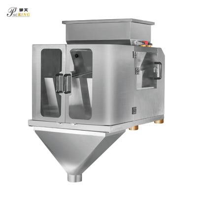 China Custom Food Rice Milk Powder Linear Smart Multihead 3 Head Weigher For Packing Machine for sale