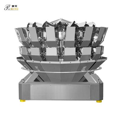 China Custom Food Grade 16 Dimple Plate Multihead Weigher For Packaging Main Industry for sale