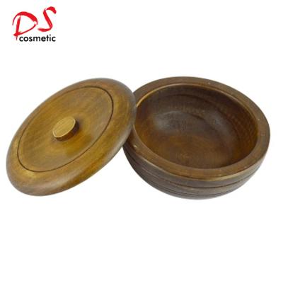 China Wooden dishi shaving bowl with lid for sale