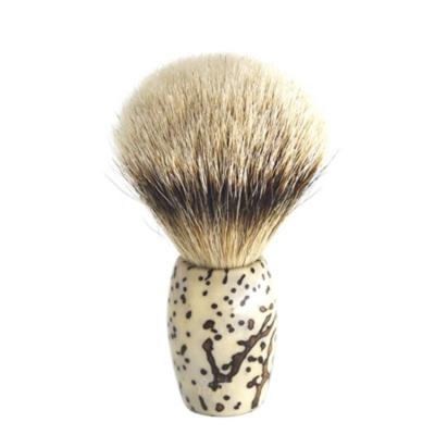 China Wholesale Custom Logo Hair Shaving Brush Handmade Mens Traveling Badger Shaving Brush With Wooden Handle for sale