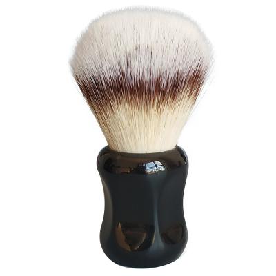 China Soft synthetic hair shaving brush knots T4 knots shaving brush handle 26mm resin dishi shaving brush for man shaving for sale